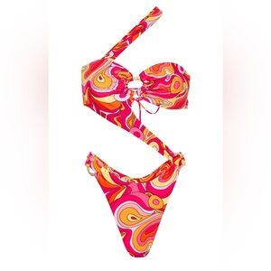 Kamari Swim MADI ASYMMETRICAL ONE PIECE - CALICO